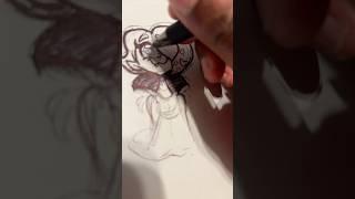 Let’s Draw Luna! ️ ️ #shorts #sketch #pensketch #art