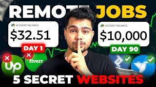 5 *SECRET* Remote Job Websites You Don't Know in 2024!  50 LAKH BASE? | How to get a Remote job?