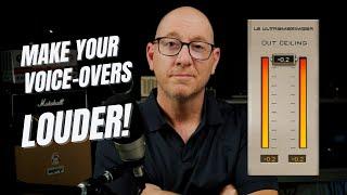 How To Make Your Voice-Overs Louder With Mastering