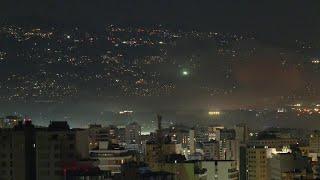 Plumes of smoke after Israeli strikes hit near Beirut airport | AFP