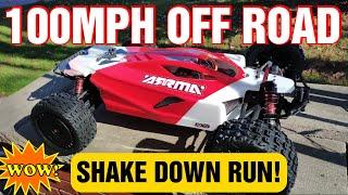 100MPH OFF ROAD SPEED 8s RC CAR SHAKE DOWN