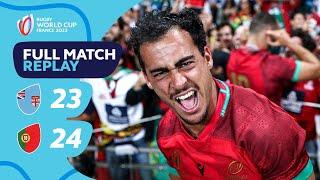 The biggest upset in rugby history? | Fiji v Portugal | Rugby World Cup 2023 | Full Match Replay