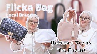 Review + Try On Tas Favorit Local Brand Flicka Bag | Under 100k