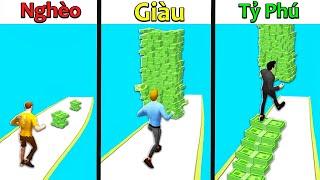 NẾU SLENDERMAN SỞ HỮU CẦU THANG TIỀN CAO NHẤT THẾ GIỚI TRONG MONEY RUN 3D | Thử Thách SlenderMan