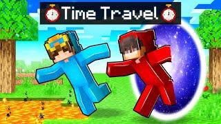 Using TIME TRAVEL To Help My Friends In Minecraft!