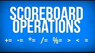 Minecraft Scoreboard Operations Tutorial