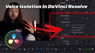 The New Voice Isolation In DaVinci Resolve Studio 18.1 - How is this even possible?