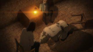 Eren makes Reiner Bow Down Because He Regrets What He Did