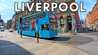 Liverpool, England, UK - Liverpool City Centre Summer Walking Tour and Travel Guide