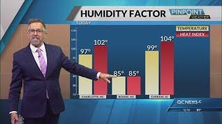 Sizzling start to the week: Heat Advisory issued as temps near triple digits