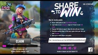 How To Complete Share To Win Event Full Details Free Fire // How To Get Free Cutie Bubble Bundle