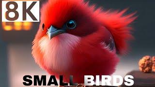 Small BIRDS 8K ULTRA HD with Names and Sounds