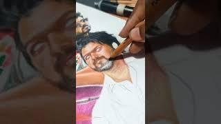 Vaathiyaaru  Thalapathy | Realistic Drawing #shorts