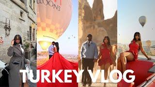 TRAVEL VLOG: CAPPADOCIA TURKEY, HOT AIR BALOON, RUNNING HORSE PHOTOSHOOT, POTTERY CLASS + MORE