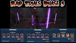 SWGOH - Raid Trials: Tier 6 Phase 3 The Sith Triumvirate - Star Wars Galaxy of Heroes