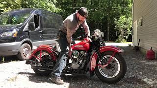 1948 Harley Panhead.  Original.  Live free cycle sales