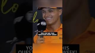 Lando gets the same question every week  #f1 #formula1
