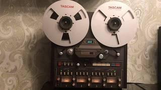 Tascam 34 b reel tare recorder demonstration .