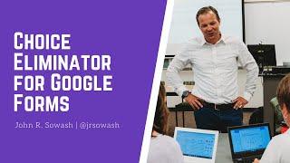 How to use Choice Eliminator add-on for Google Forms