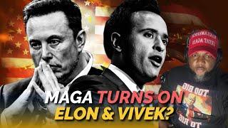 MAGA TURNS ON ELON MUSK & VIVEK RAMASWAMY OVER TECH IMMIGRATION