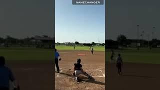 Owen B(big O)hits single to right!! #baseball #dingers #littleleaguebaseball