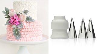 How to make a ruffle cake WITH NEW TIPS! - CAKE STYLE