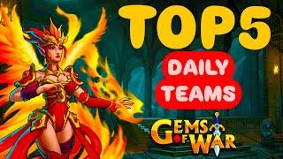 Gems Of War BEST TEAMS For Daily Battles! SUPERFAST GEMS OF WAR TEAMS! #crisppurpose #gemsofwar