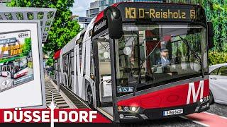 OMSI 2 DÜSSELDORF: Auf der METROBUS-Linie 3 im Solaris IV | das schiefe Haus | Bus Simulator