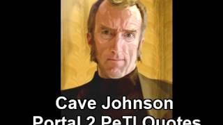 Cave Johnson Quotes from Portal 2 DLC