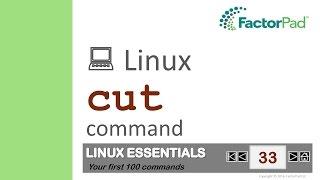 Linux cut command summary with examples