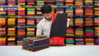 Soft Crepe Bandhini Print And Jute Silk Sarees I Wholesale Shop I@Rkcollectionssarees