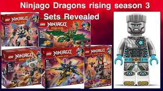 Ninjago Dragon rising season 3 sets revealed ️