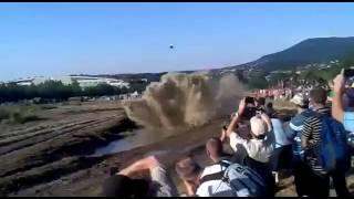 Crowd Gets Surprised During Tank Show