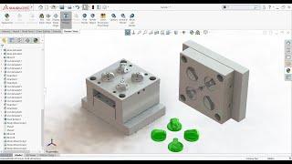 SOLIDWORKS Mold Design |  Solidworks Mold Tutorial