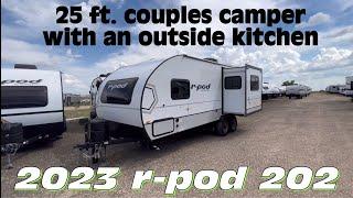 Unveiling the All-New 2023 Forest River r-pod 202 Rear Kitchen Travel Trailer