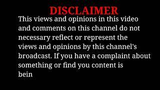 Disclaimer for YouTube video