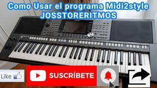 Como usar Midi2style Link en la descripción