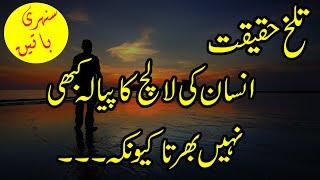 Talkh Haqeeqat | Lesson able Quotes in Urdu | Precious Words in Urdu | Quotes on Life in Urdu