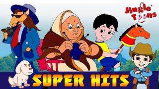 Non Stop लकड़ क कठ  Lakdi ki kathi  Popular Hindi Children Songs 15min Animated Songs by JingleToons