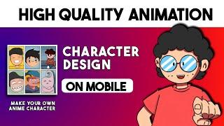 How to make Animation Character in Mobile ( ibis paintx ) | How to make cartoon character in mobile