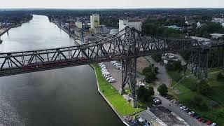 Rendsburger Schwebebrücke und Fähre Glückstadt