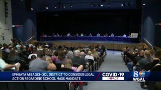 Ephrata Area School District considers legal action following Pa. mask mandate