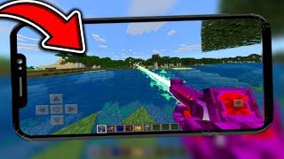 НОВЫЙ АДДОН На КИБЕРНЕТИЧЕСКИЕ ПУШКИ Для Minecraft Bedrock Edition | Cybernetics Guns