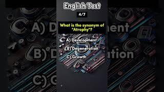 English Synonym Quiz Short #quiz #synonyms #puzzle #english #game #fun #exercise #shorts #vocabulary