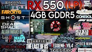 RX 550 (4GB) In Mid 2024 - Test In 30 Games !