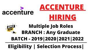 Accenture off campus drive | 2022 | 2021 | 2020 | 2019