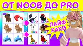 КАК БЫСТРО ПРОКАЧАТЬ СВОЙ ИНВЕНТ В АДОПТ МИ?ОТ NOOB ДО PRO В ADOPT ME!