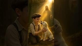 Miracle in the Forest: An 8-Year-Old’s Prayer Summons Jesus to Heal His Injured White Puppy