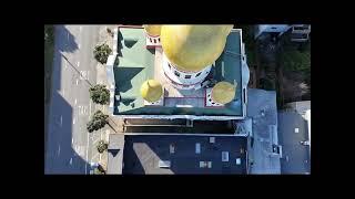 4K Drone Footage of the Holy Virgin Cathedral #russianchurch #sanfrancisco