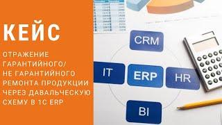 Отражение гарантийного/ не гарантийного ремонта продукции через давальческую схему в 1С ERP